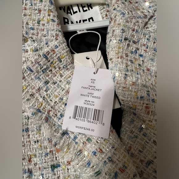 Walter Baker Fanta Jacket in White Tweed - NWT - Picture 6 of 6